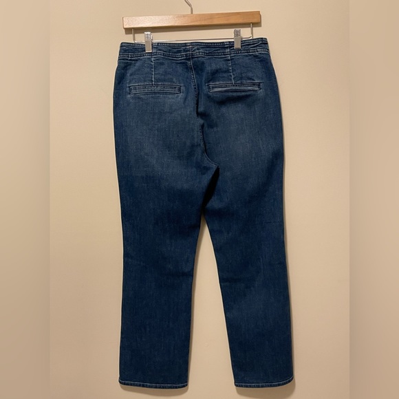 Mother Dark Wash High-Rise Crop Sailor Tripper Jeans - Picture 4 of 10